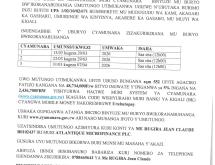 Cyamunara izabera i Kinyinya UPI: 1/02/10/02/671