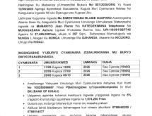Cyamunara izabera i Gahanga UPI: 1/03/01/05/7745